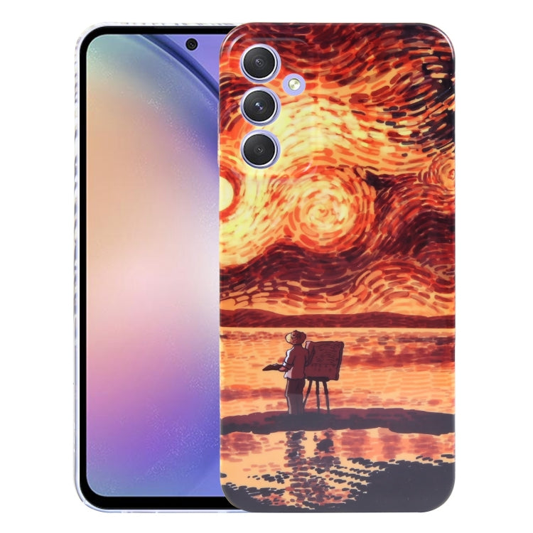 Precise Hole Oil Painting Pattern PC Phone Case, For Samsung Galaxy S23 5G, For Samsung Galaxy S23 Ultra 5G, For Samsung Galaxy S22 5G, For Samsung Galaxy S22+ 5G, For Samsung Galaxy S22 Ultra 5G, For Samsung Galaxy A14 5G, For Samsung Galaxy A34 5G   ...