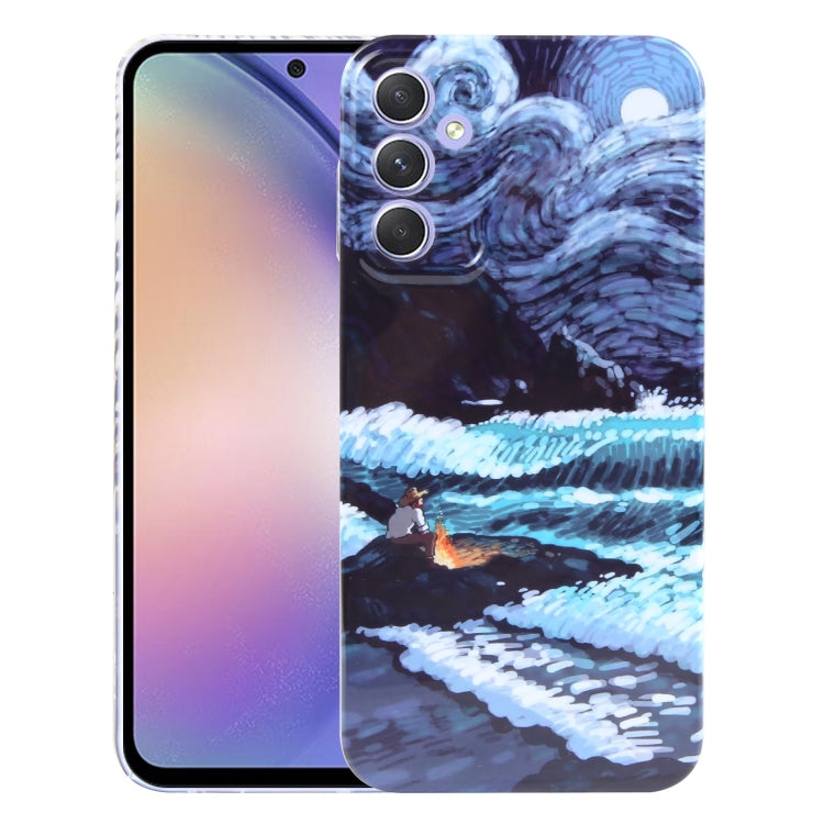 Precise Hole Oil Painting Pattern PC Phone Case, For Samsung Galaxy S23 5G, For Samsung Galaxy S23 Ultra 5G, For Samsung Galaxy S22 5G, For Samsung Galaxy S22+ 5G, For Samsung Galaxy S22 Ultra 5G, For Samsung Galaxy A14 5G, For Samsung Galaxy A34 5G   ...