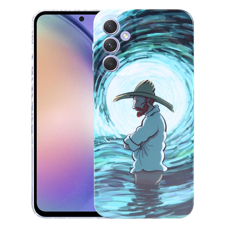 Precise Hole Oil Painting Pattern PC Phone Case, For Samsung Galaxy S23 5G, For Samsung Galaxy S23 Ultra 5G, For Samsung Galaxy S22 5G, For Samsung Galaxy S22+ 5G, For Samsung Galaxy S22 Ultra 5G, For Samsung Galaxy A14 5G, For Samsung Galaxy A34 5G   ...