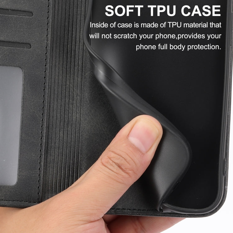 Cubic Grid Calf Texture Magnetic Leather Phone Case, For Samsung Galaxy M54 5G