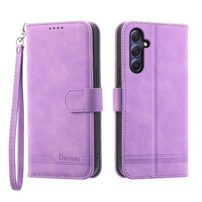 Dierfeng Dream Line TPU + PU Leather Phone Case, For Samsung Galaxy A15, For Samsung Galaxy A05, For Samsung Galaxy A05s, For Samsung Galaxy A25 5G Global, For Samsung Galaxy M54 5G, For Samsung Galaxy M62