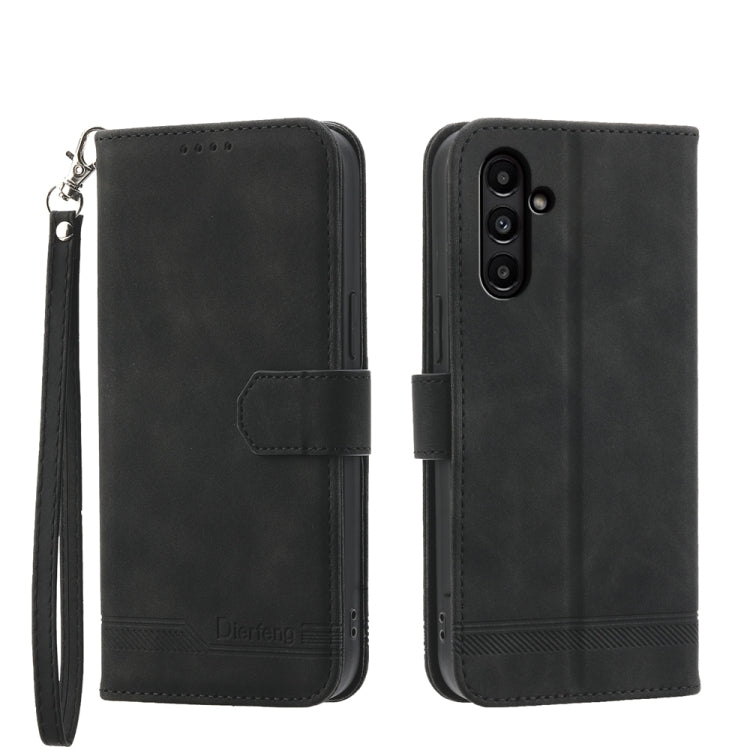 Dierfeng Dream Line TPU + PU Leather Phone Case, For Samsung Galaxy A15, For Samsung Galaxy A05, For Samsung Galaxy A05s, For Samsung Galaxy A25 5G Global, For Samsung Galaxy M54 5G, For Samsung Galaxy M62