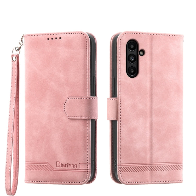 Dierfeng Dream Line TPU + PU Leather Phone Case, For Samsung Galaxy A15, For Samsung Galaxy A05, For Samsung Galaxy A05s, For Samsung Galaxy A25 5G Global, For Samsung Galaxy M54 5G, For Samsung Galaxy M62