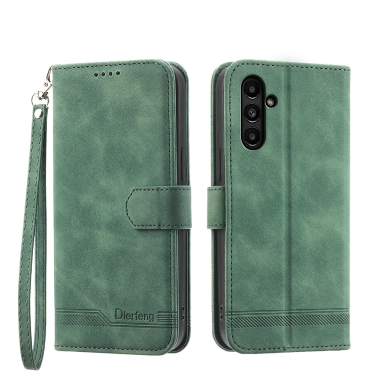 Dierfeng Dream Line TPU + PU Leather Phone Case, For Samsung Galaxy A15, For Samsung Galaxy A05, For Samsung Galaxy A05s, For Samsung Galaxy A25 5G Global, For Samsung Galaxy M54 5G, For Samsung Galaxy M62