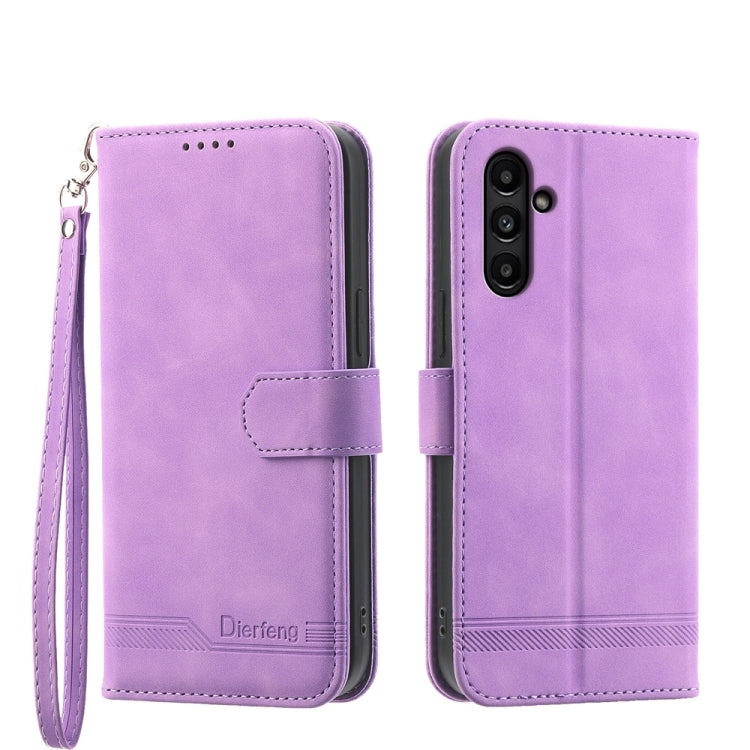 Dierfeng Dream Line TPU + PU Leather Phone Case, For Samsung Galaxy A15, For Samsung Galaxy A05, For Samsung Galaxy A05s, For Samsung Galaxy A25 5G Global, For Samsung Galaxy M54 5G, For Samsung Galaxy M62