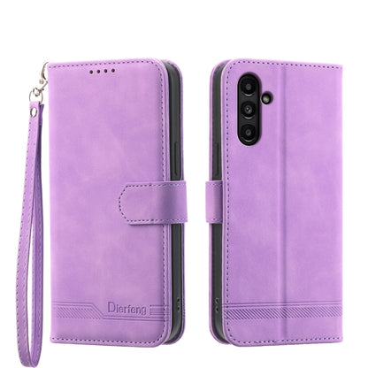 Dierfeng Dream Line TPU + PU Leather Phone Case, For Samsung Galaxy A15, For Samsung Galaxy A05, For Samsung Galaxy A05s, For Samsung Galaxy A25 5G Global, For Samsung Galaxy M54 5G, For Samsung Galaxy M62