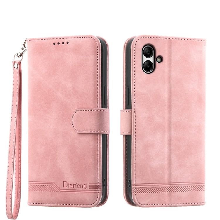 Dierfeng Dream Line TPU + PU Leather Phone Case, For Samsung Galaxy A15, For Samsung Galaxy A05, For Samsung Galaxy A05s, For Samsung Galaxy A25 5G Global, For Samsung Galaxy M54 5G, For Samsung Galaxy M62