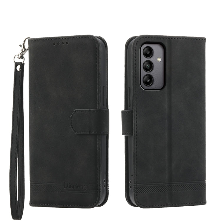 Dierfeng Dream Line TPU + PU Leather Phone Case, For Samsung Galaxy A15, For Samsung Galaxy A05, For Samsung Galaxy A05s, For Samsung Galaxy A25 5G Global, For Samsung Galaxy M54 5G, For Samsung Galaxy M62