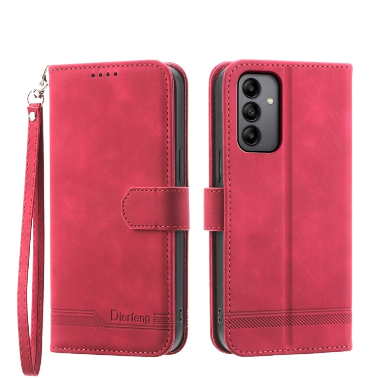 Dierfeng Dream Line TPU + PU Leather Phone Case, For Samsung Galaxy A15, For Samsung Galaxy A05, For Samsung Galaxy A05s, For Samsung Galaxy A25 5G Global, For Samsung Galaxy M54 5G, For Samsung Galaxy M62