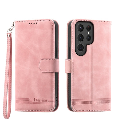 Dierfeng Dream Line TPU + PU Leather Phone Case, For Samsung Galaxy M55, For Samsung Galaxy M15 5G / F15 5G, For Samsung Galaxy Xcover 7, For Samsung Galaxy A55, For Samsung Galaxy A35, For Samsung Galaxy S24 Ultra 5G, For Samsung Galaxy S24+ 5G       ...