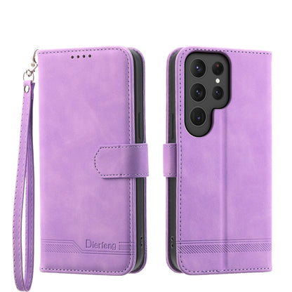 Dierfeng Dream Line TPU + PU Leather Phone Case, For Samsung Galaxy M55, For Samsung Galaxy M15 5G / F15 5G, For Samsung Galaxy Xcover 7, For Samsung Galaxy A55, For Samsung Galaxy A35, For Samsung Galaxy S24 Ultra 5G, For Samsung Galaxy S24+ 5G       ...