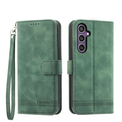 Dierfeng Dream Line TPU + PU Leather Phone Case, For Samsung Galaxy M55, For Samsung Galaxy M15 5G / F15 5G, For Samsung Galaxy Xcover 7, For Samsung Galaxy A55, For Samsung Galaxy A35, For Samsung Galaxy S24 Ultra 5G, For Samsung Galaxy S24+ 5G       ...