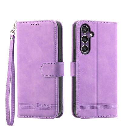 Dierfeng Dream Line TPU + PU Leather Phone Case, For Samsung Galaxy M55, For Samsung Galaxy M15 5G / F15 5G, For Samsung Galaxy Xcover 7, For Samsung Galaxy A55, For Samsung Galaxy A35, For Samsung Galaxy S24 Ultra 5G, For Samsung Galaxy S24+ 5G       ...
