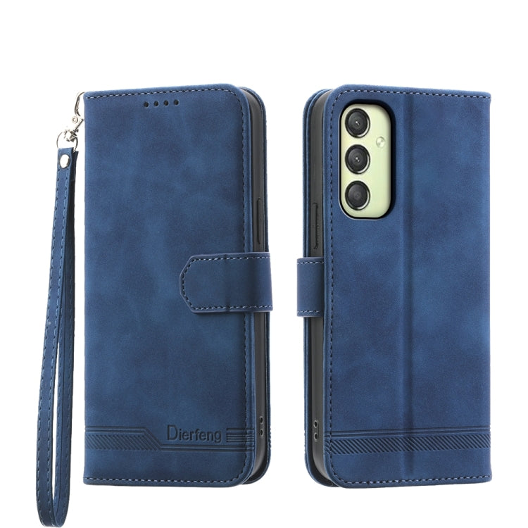 Dierfeng Dream Line TPU + PU Leather Phone Case, For Samsung Galaxy A15, For Samsung Galaxy A05, For Samsung Galaxy A05s, For Samsung Galaxy A25 5G Global, For Samsung Galaxy M54 5G, For Samsung Galaxy M62