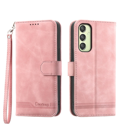 Dierfeng Dream Line TPU + PU Leather Phone Case, For Samsung Galaxy A15, For Samsung Galaxy A05, For Samsung Galaxy A05s, For Samsung Galaxy A25 5G Global, For Samsung Galaxy M54 5G, For Samsung Galaxy M62
