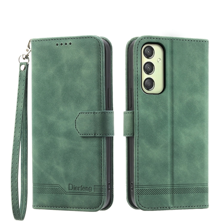 Dierfeng Dream Line TPU + PU Leather Phone Case, For Samsung Galaxy A15, For Samsung Galaxy A05, For Samsung Galaxy A05s, For Samsung Galaxy A25 5G Global, For Samsung Galaxy M54 5G, For Samsung Galaxy M62