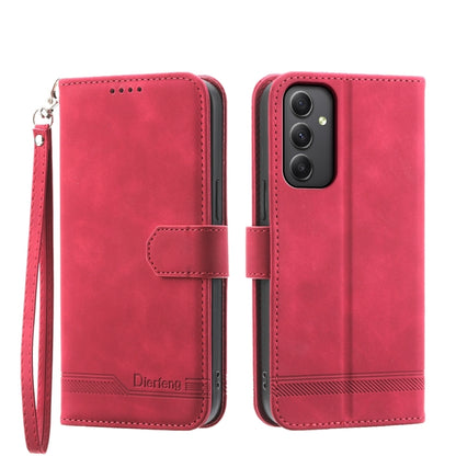 Dierfeng Dream Line TPU + PU Leather Phone Case, For Samsung Galaxy M55, For Samsung Galaxy M15 5G / F15 5G, For Samsung Galaxy Xcover 7, For Samsung Galaxy A55, For Samsung Galaxy A35, For Samsung Galaxy S24 Ultra 5G, For Samsung Galaxy S24+ 5G       ...