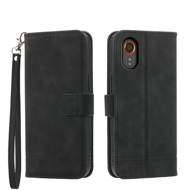 Dierfeng Dream Line TPU + PU Leather Phone Case, For Samsung Galaxy M55, For Samsung Galaxy M15 5G / F15 5G, For Samsung Galaxy Xcover 7, For Samsung Galaxy A55, For Samsung Galaxy A35, For Samsung Galaxy S24 Ultra 5G, For Samsung Galaxy S24+ 5G       ...