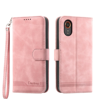 Dierfeng Dream Line TPU + PU Leather Phone Case, For Samsung Galaxy M55, For Samsung Galaxy M15 5G / F15 5G, For Samsung Galaxy Xcover 7, For Samsung Galaxy A55, For Samsung Galaxy A35, For Samsung Galaxy S24 Ultra 5G, For Samsung Galaxy S24+ 5G       ...