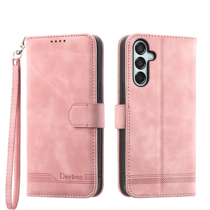 Dierfeng Dream Line TPU + PU Leather Phone Case, For Samsung Galaxy M55, For Samsung Galaxy M15 5G / F15 5G, For Samsung Galaxy Xcover 7, For Samsung Galaxy A55, For Samsung Galaxy A35, For Samsung Galaxy S24 Ultra 5G, For Samsung Galaxy S24+ 5G       ...