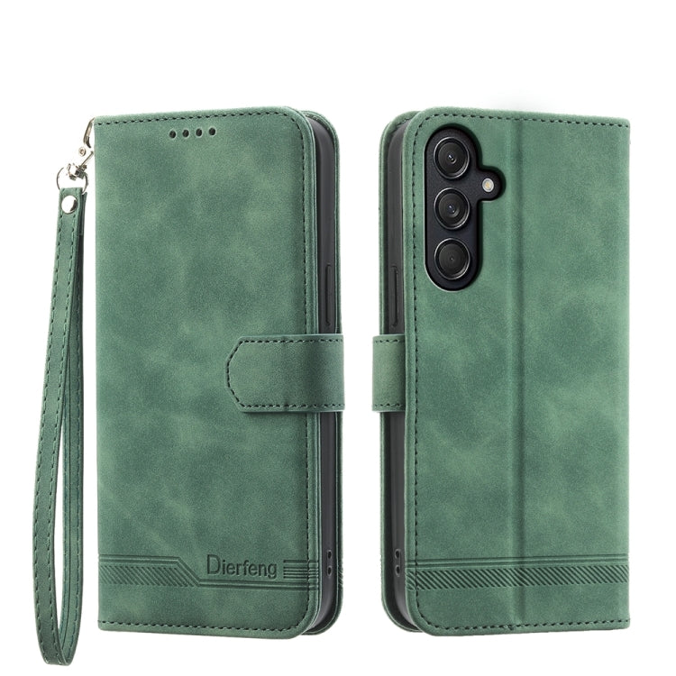 Dierfeng Dream Line TPU + PU Leather Phone Case, For Samsung Galaxy M55, For Samsung Galaxy M15 5G / F15 5G, For Samsung Galaxy Xcover 7, For Samsung Galaxy A55, For Samsung Galaxy A35, For Samsung Galaxy S24 Ultra 5G, For Samsung Galaxy S24+ 5G       ...