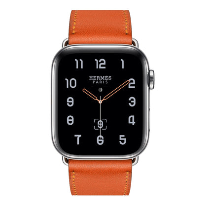Replacement Leather Strap Watchband, For Apple Watch Series 7 41mm / 6 & SE & 5 & 4 40mm / 3 & 2 & 1 38mm, For Apple Watch Series 7 45mm / 6 & SE & 5 & 4 44mm / 3 & 2 & 1 42mm