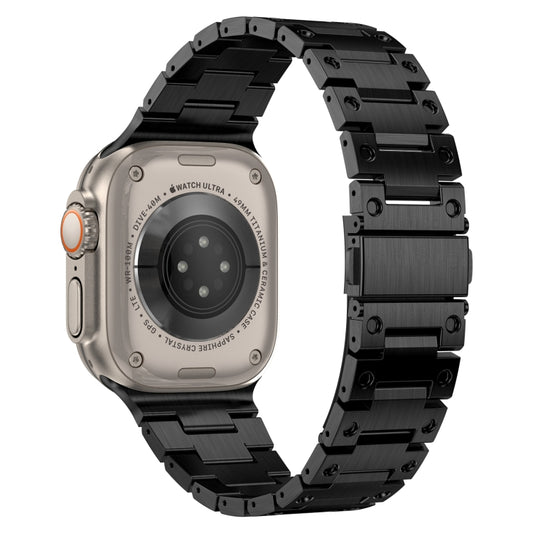 Double Rows Metal Watch Band, For Apple Watch 6 40mm, For Apple Watch 6 44mm, For Apple Watch 5 44mm, For Apple Watch 5 40mm, For Apple Watch 4 44mm, For Apple Watch 4 40mm, For Apple Watch 3 38mm, For Apple Watch 3 42mm, For Apple Watch 2 42mm        ...
