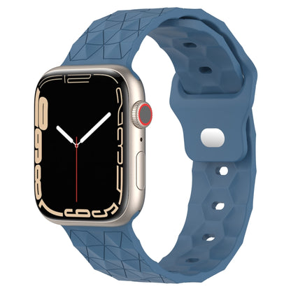 Football Texture Silicone Watch Band, For Apple Watch 8 41mm, For Apple Watch 8 45mm, For Apple Watch SE 2022 40mm, For Apple Watch SE 2022 44mm