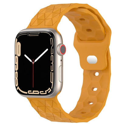 Football Texture Silicone Watch Band, For Apple Watch 8 41mm, For Apple Watch 8 45mm, For Apple Watch SE 2022 40mm, For Apple Watch SE 2022 44mm