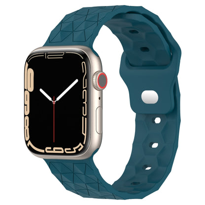 Football Texture Silicone Watch Band, For Apple Watch 8 41mm, For Apple Watch 8 45mm, For Apple Watch SE 2022 40mm, For Apple Watch SE 2022 44mm