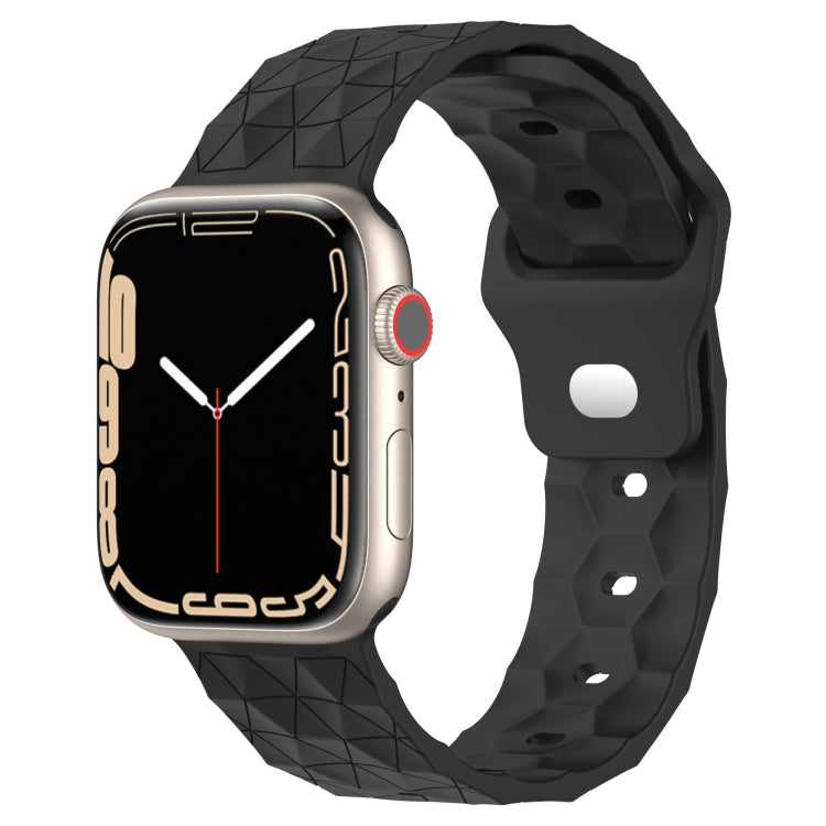 Football Texture Silicone Watch Band, For Apple Watch 8 41mm, For Apple Watch 8 45mm, For Apple Watch SE 2022 40mm, For Apple Watch SE 2022 44mm