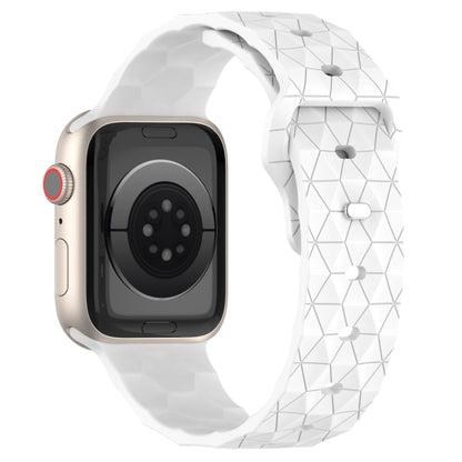 Football Texture Silicone Watch Band, For Apple Watch 4 44mm, For Apple Watch 4 40mm, For Apple Watch 3 38mm, For Apple Watch 3 42mm