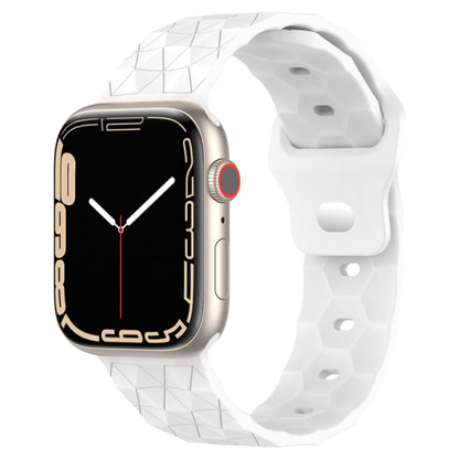 Football Texture Silicone Watch Band, For Apple Watch 4 44mm, For Apple Watch 4 40mm, For Apple Watch 3 38mm, For Apple Watch 3 42mm