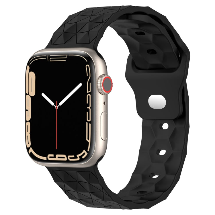 Football Texture Silicone Watch Band, For Apple Watch 4 44mm, For Apple Watch 4 40mm, For Apple Watch 3 38mm, For Apple Watch 3 42mm