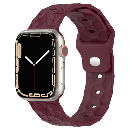 Football Texture Silicone Watch Band, For Apple Watch Series 10 46mm, For Apple Watch Series 10 42mm, For Apple Watch SE 2023 44mm, For Apple Watch SE 2023 40mm