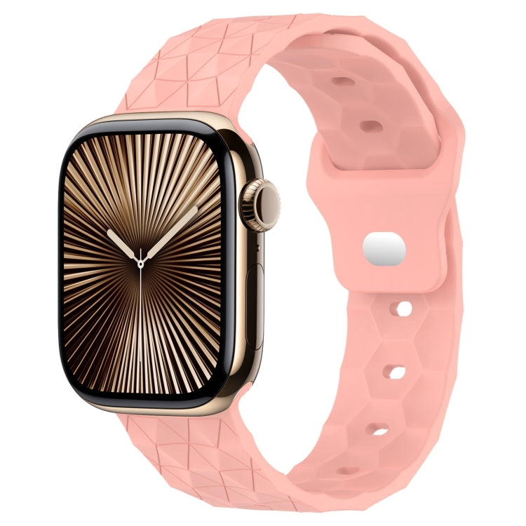 Football Texture Silicone Watch Band, For Apple Watch Series 10 46mm, For Apple Watch Series 10 42mm, For Apple Watch SE 2023 44mm, For Apple Watch SE 2023 40mm