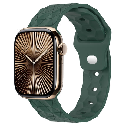 Football Texture Silicone Watch Band, For Apple Watch Series 10 46mm, For Apple Watch Series 10 42mm, For Apple Watch SE 2023 44mm, For Apple Watch SE 2023 40mm