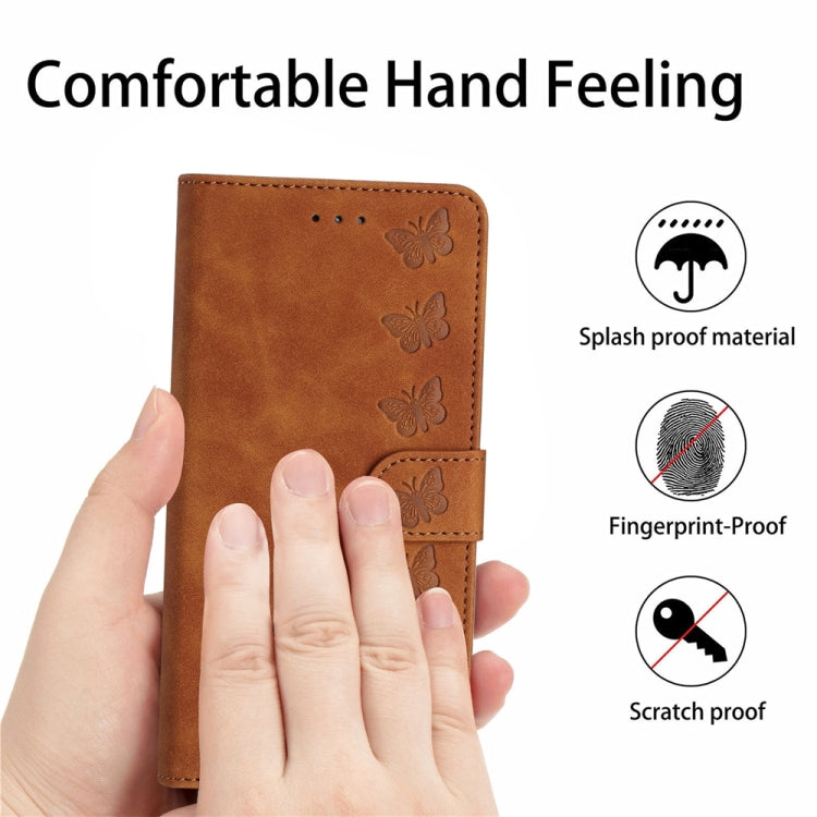 Seven Butterflies Embossed Leather Phone Case, For Samsung Galaxy A13 5G, For Samsung Galaxy A14 5G, For Samsung Galaxy A20 / A30, For Samsung Galaxy S24 5G, For Samsung Galaxy A05s, For Samsung Galaxy A20e, For Samsung Galaxy A20s                     ...