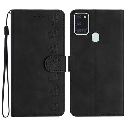 Seven Butterflies Embossed Leather Phone Case, For Samsung Galaxy A13 5G, For Samsung Galaxy A14 5G, For Samsung Galaxy A20 / A30, For Samsung Galaxy S24 5G, For Samsung Galaxy A05s, For Samsung Galaxy A20e, For Samsung Galaxy A20s                     ...