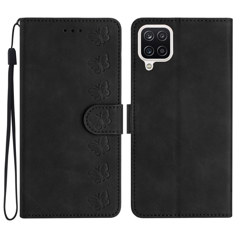 Seven Butterflies Embossed Leather Phone Case, For Samsung Galaxy A13 5G, For Samsung Galaxy A14 5G, For Samsung Galaxy A20 / A30, For Samsung Galaxy S24 5G, For Samsung Galaxy A05s, For Samsung Galaxy A20e, For Samsung Galaxy A20s                     ...