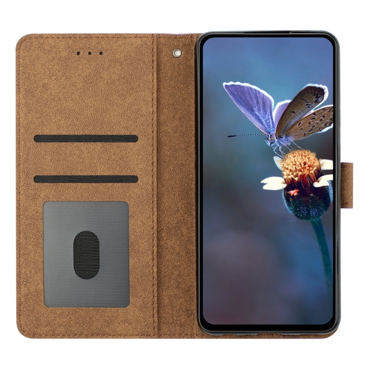Seven Butterflies Embossed Leather Phone Case, For Samsung Galaxy A71, For Samsung Galaxy A72 5G, For Samsung Galaxy A73 5G, For Samsung Galaxy M23, For Samsung Galaxy M32, For Samsung Galaxy M52 5G, For Samsung Galaxy M53