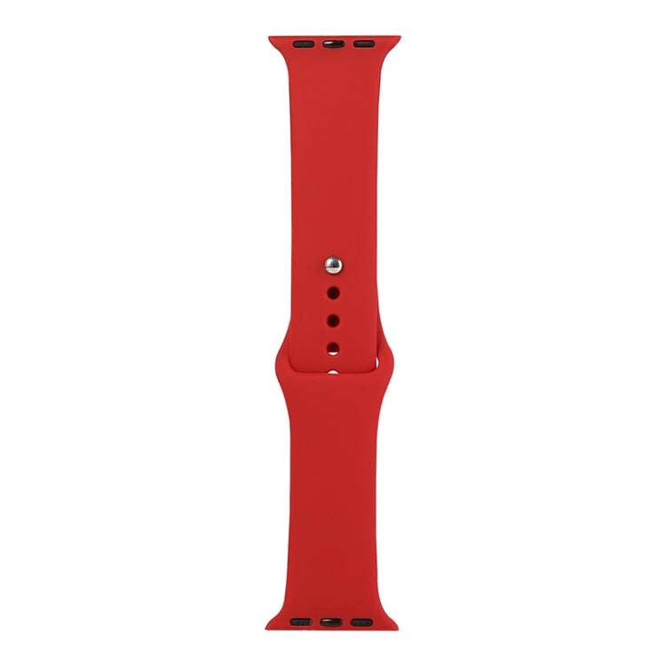 Silicone Watch Replacement Strap, Long Section (Men), For Apple Watch Series 8&7 41mm / SE 2&6&SE&5&4 40mm / 3&2&1 38mm, For Apple Watch Ultra 49mm / Series 8&7 45mm / SE 2&6&SE&5&4 44mm / 3&2&1 42mm