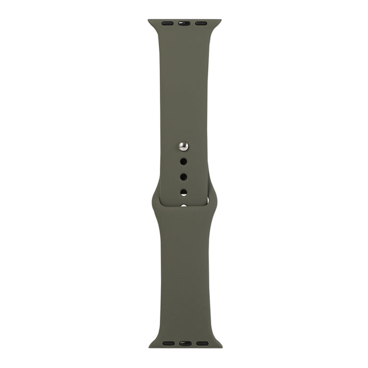 Silicone Watch Replacement Strap, Long Section (Men), For Apple Watch Series 8&7 41mm / SE 2&6&SE&5&4 40mm / 3&2&1 38mm, For Apple Watch Ultra 49mm / Series 8&7 45mm / SE 2&6&SE&5&4 44mm / 3&2&1 42mm