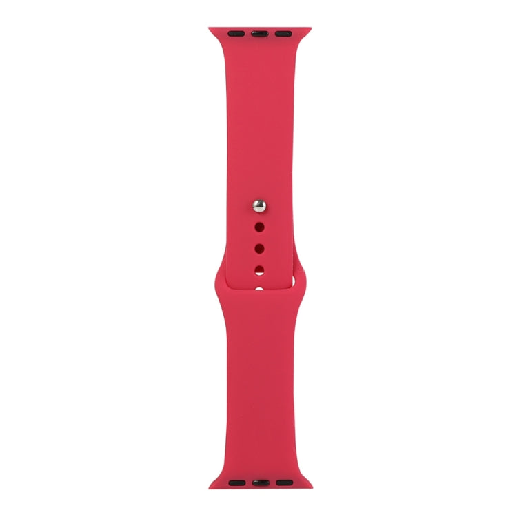 Silicone Watch Replacement Strap, Long Section (Men), For Apple Watch Series 8&7 41mm / SE 2&6&SE&5&4 40mm / 3&2&1 38mm, For Apple Watch Ultra 49mm / Series 8&7 45mm / SE 2&6&SE&5&4 44mm / 3&2&1 42mm
