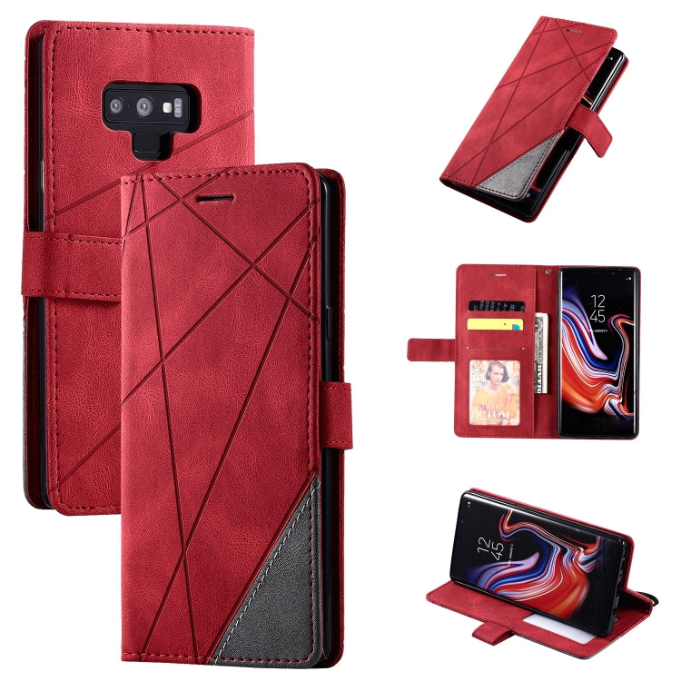 Skin Feel Splicing Horizontal Flip Leather Case with Holder & Card Slots & Wallet & Photo Frame, For Samsung Galaxy Note9, For Samsung Galaxy Note 10, For Samsung Galaxy Note 10 Pro, For Samsung Galaxy S8 Plus, For Samsung Galaxy S9 Plus               ...