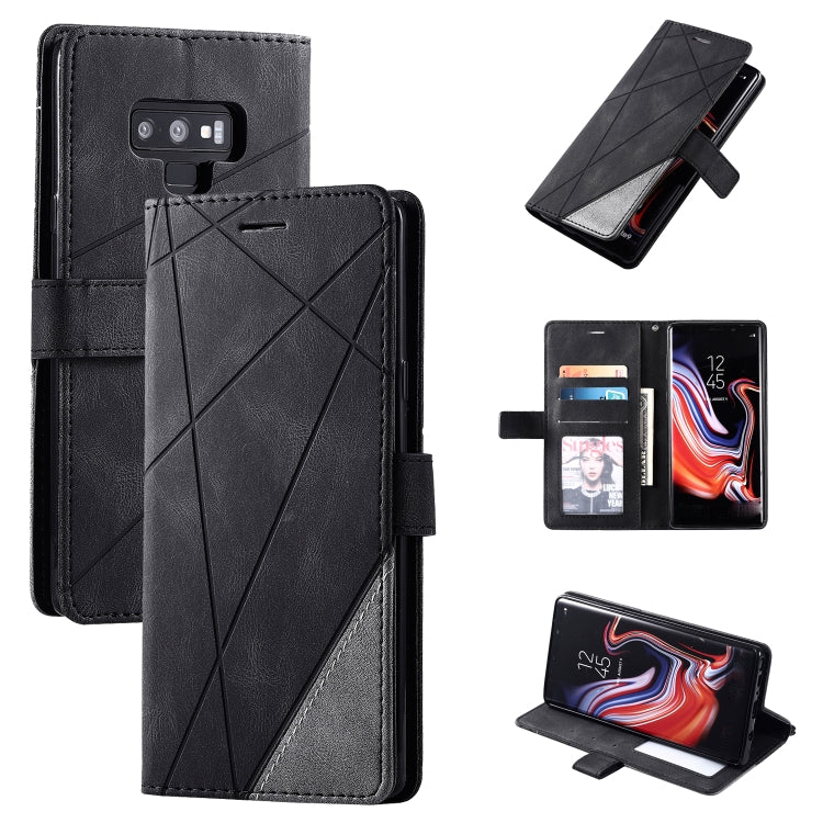 Skin Feel Splicing Horizontal Flip Leather Case with Holder & Card Slots & Wallet & Photo Frame, For Samsung Galaxy Note9, For Samsung Galaxy Note 10, For Samsung Galaxy Note 10 Pro, For Samsung Galaxy S8 Plus, For Samsung Galaxy S9 Plus               ...