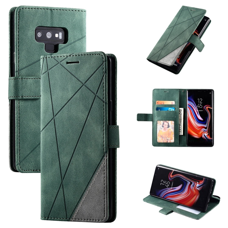 Skin Feel Splicing Horizontal Flip Leather Case with Holder & Card Slots & Wallet & Photo Frame, For Samsung Galaxy Note9, For Samsung Galaxy Note 10, For Samsung Galaxy Note 10 Pro, For Samsung Galaxy S8 Plus, For Samsung Galaxy S9 Plus               ...