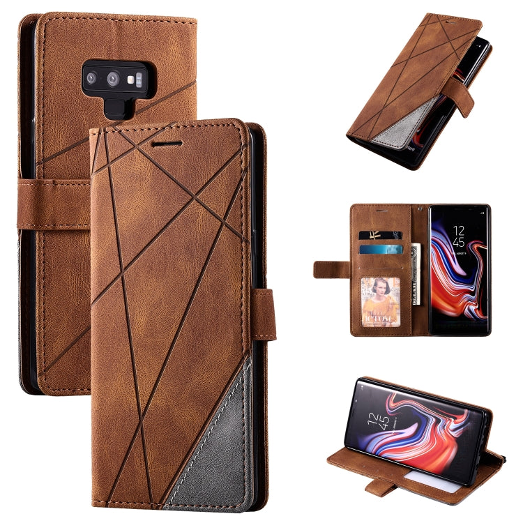 Skin Feel Splicing Horizontal Flip Leather Case with Holder & Card Slots & Wallet & Photo Frame, For Samsung Galaxy Note9, For Samsung Galaxy Note 10, For Samsung Galaxy Note 10 Pro, For Samsung Galaxy S8 Plus, For Samsung Galaxy S9 Plus               ...