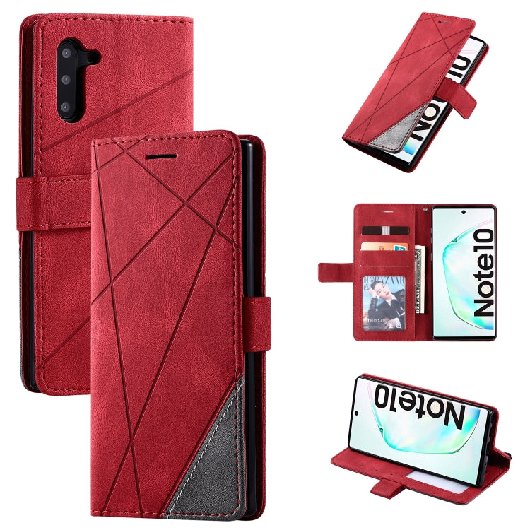 Skin Feel Splicing Horizontal Flip Leather Case with Holder & Card Slots & Wallet & Photo Frame, For Samsung Galaxy Note9, For Samsung Galaxy Note 10, For Samsung Galaxy Note 10 Pro, For Samsung Galaxy S8 Plus, For Samsung Galaxy S9 Plus               ...