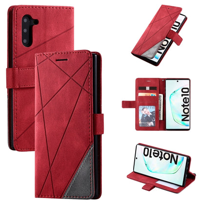 Skin Feel Splicing Horizontal Flip Leather Case with Holder & Card Slots & Wallet & Photo Frame, For Samsung Galaxy Note9, For Samsung Galaxy Note 10, For Samsung Galaxy Note 10 Pro, For Samsung Galaxy S8 Plus, For Samsung Galaxy S9 Plus               ...